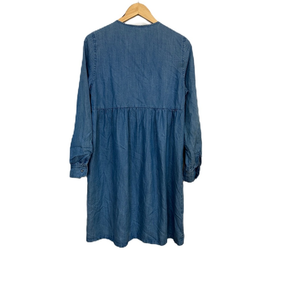 Paul & Joe Sister Chambray Blue Denim Batignole Dress Women’s Sz 8 US - Picture 2 of 9